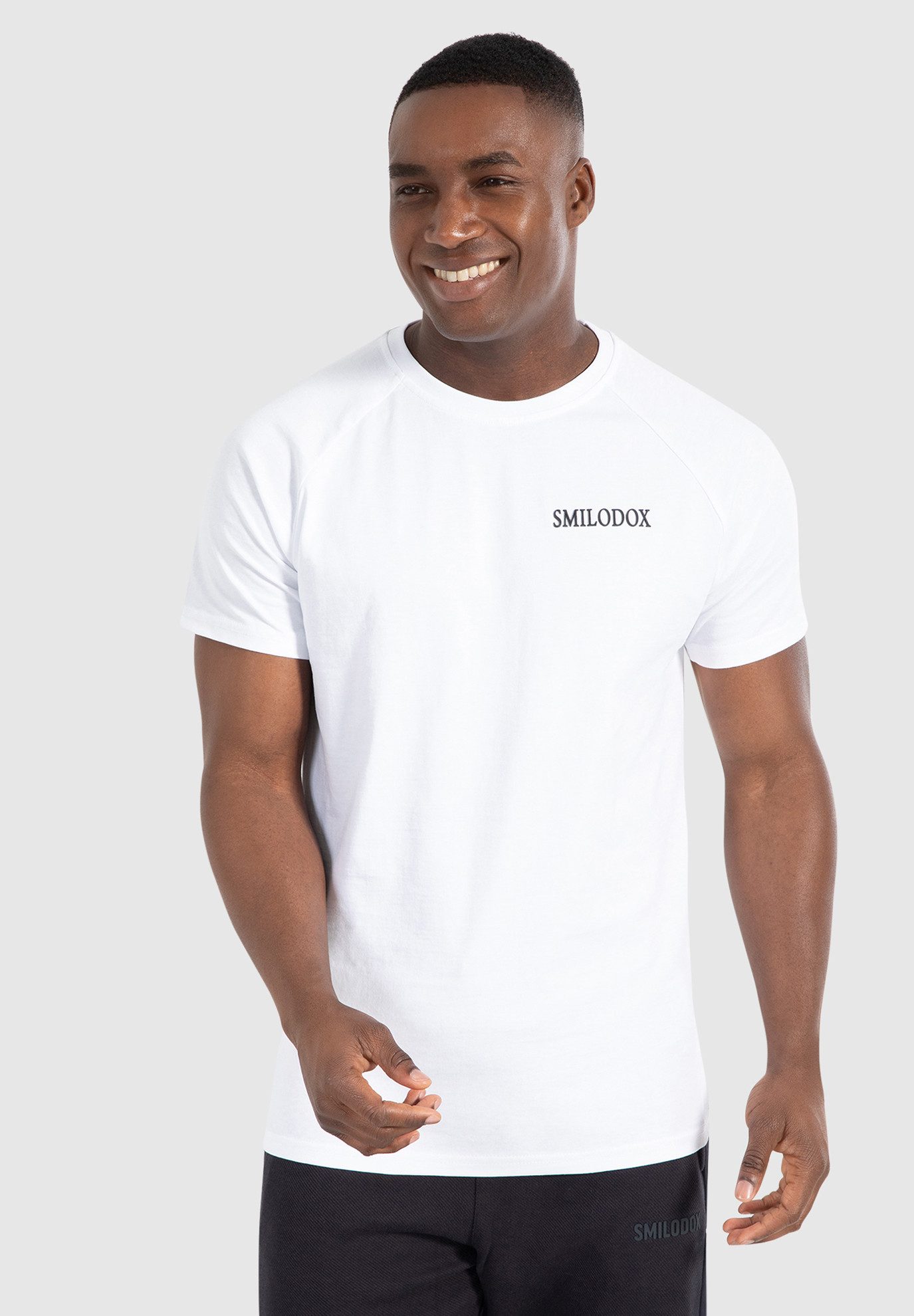 Smilodox T-Shirt Erwin 100% Baumwolle günstig online kaufen