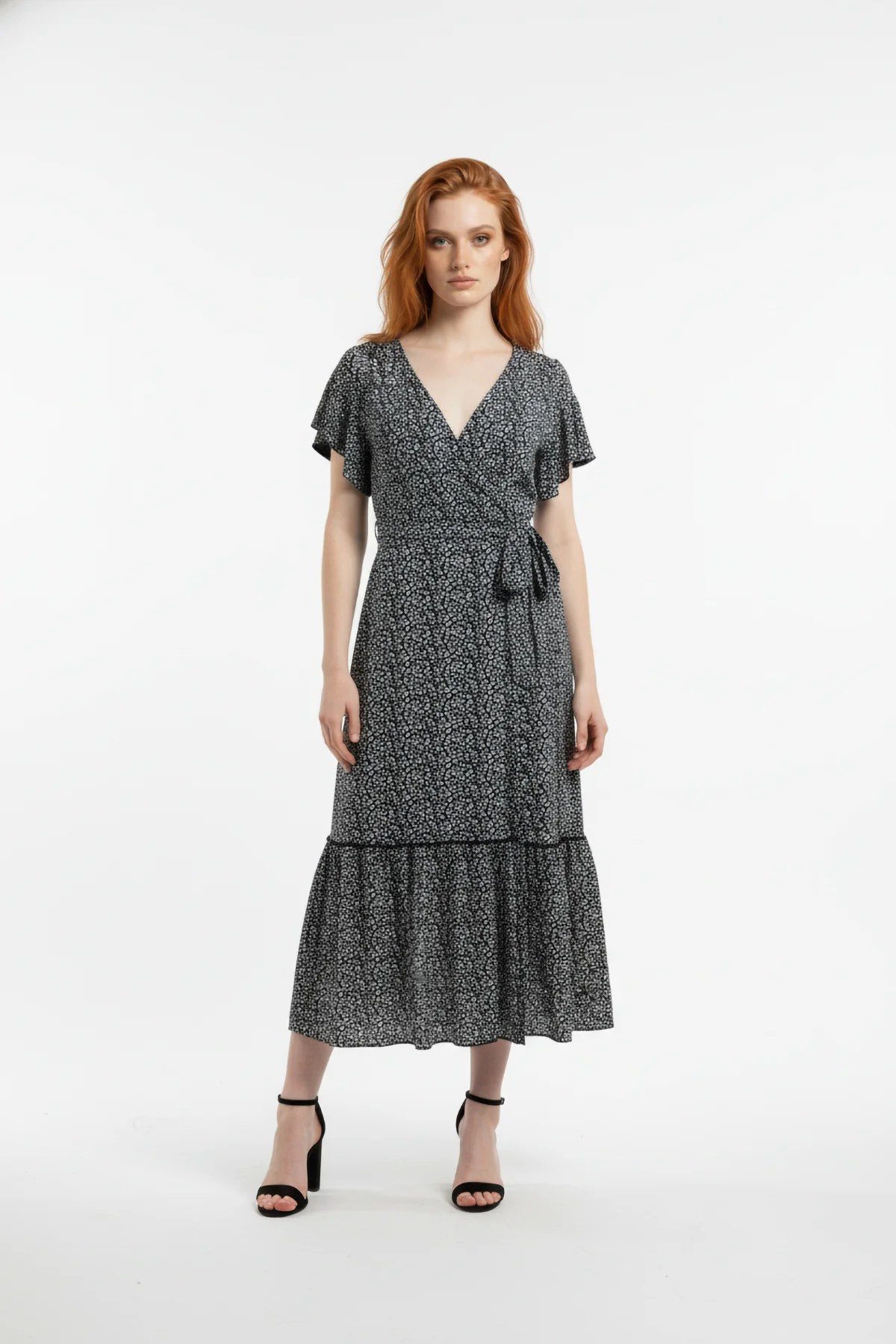 No Matter What Midikleid Kurzarm Midi Kleid