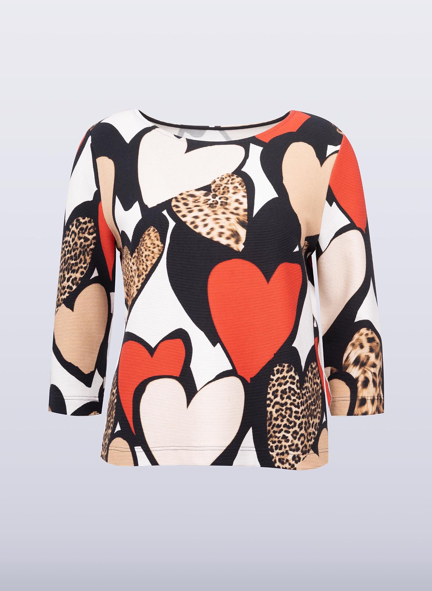 Zaida 3/4-Arm-Shirt U-Boot-Shirt
