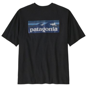 Patagonia Kurzarmshirt Herren T-Shirt Boardshort Logo Pocket Responsibili-Tee®