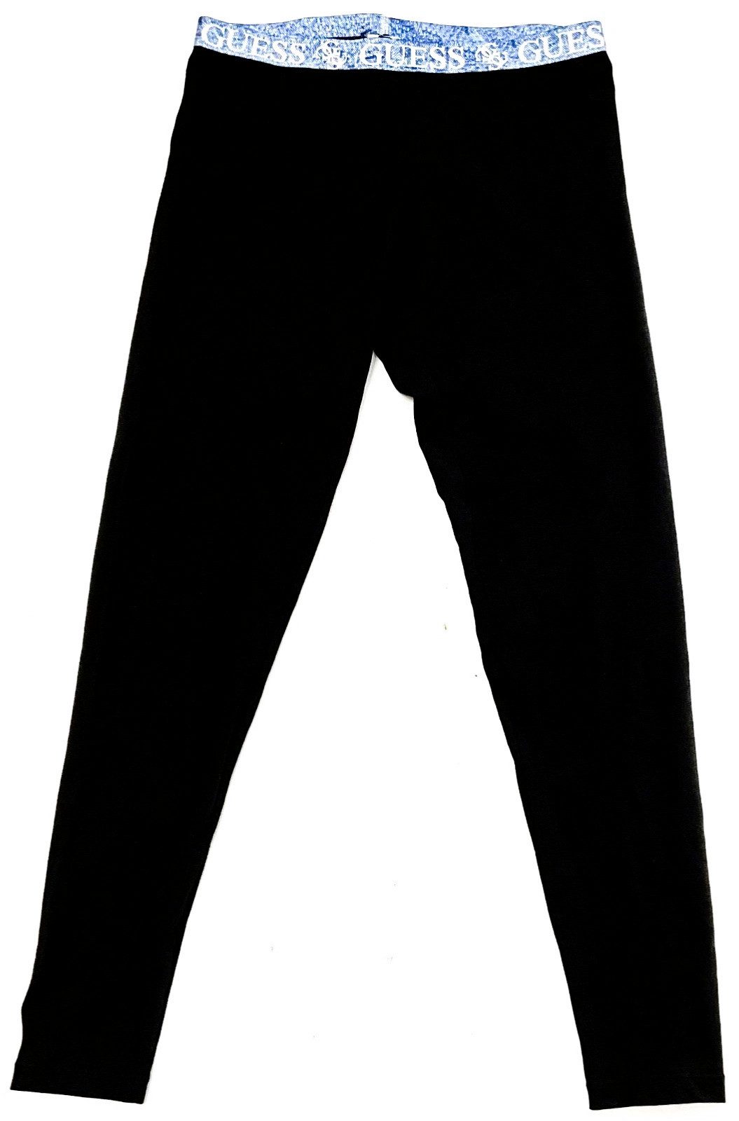Guess Leggings Guess Damen Legging, Guess 1981 Damen Tight/ Leggings, Schwarz in Unifarbe, mit elastischem Bund