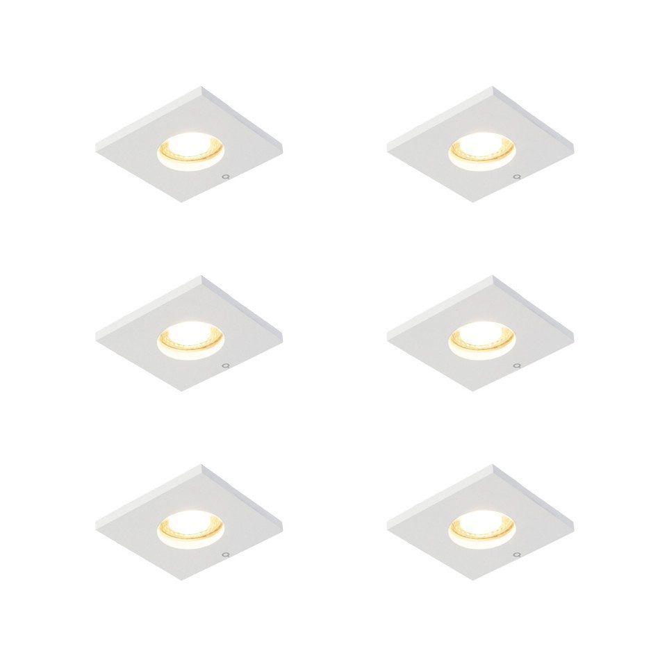 Qazqa LED Einbaustrahler 102825, ohne Leuchtmittel, Warmweiß