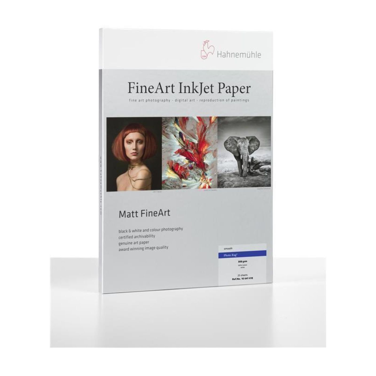 308 FineArt 21 Hahnemühle 25 x Rag® 59,4 cm Fotopapier - g/m² - Photo - Bogen Inkjet-Papier