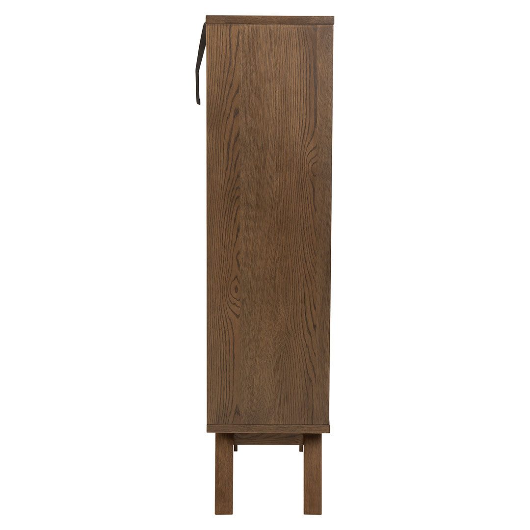 ACTONA GROUP Vitrine A-Line Vitrinenschrank 1 Tür 2 Schubladen 2 Regale