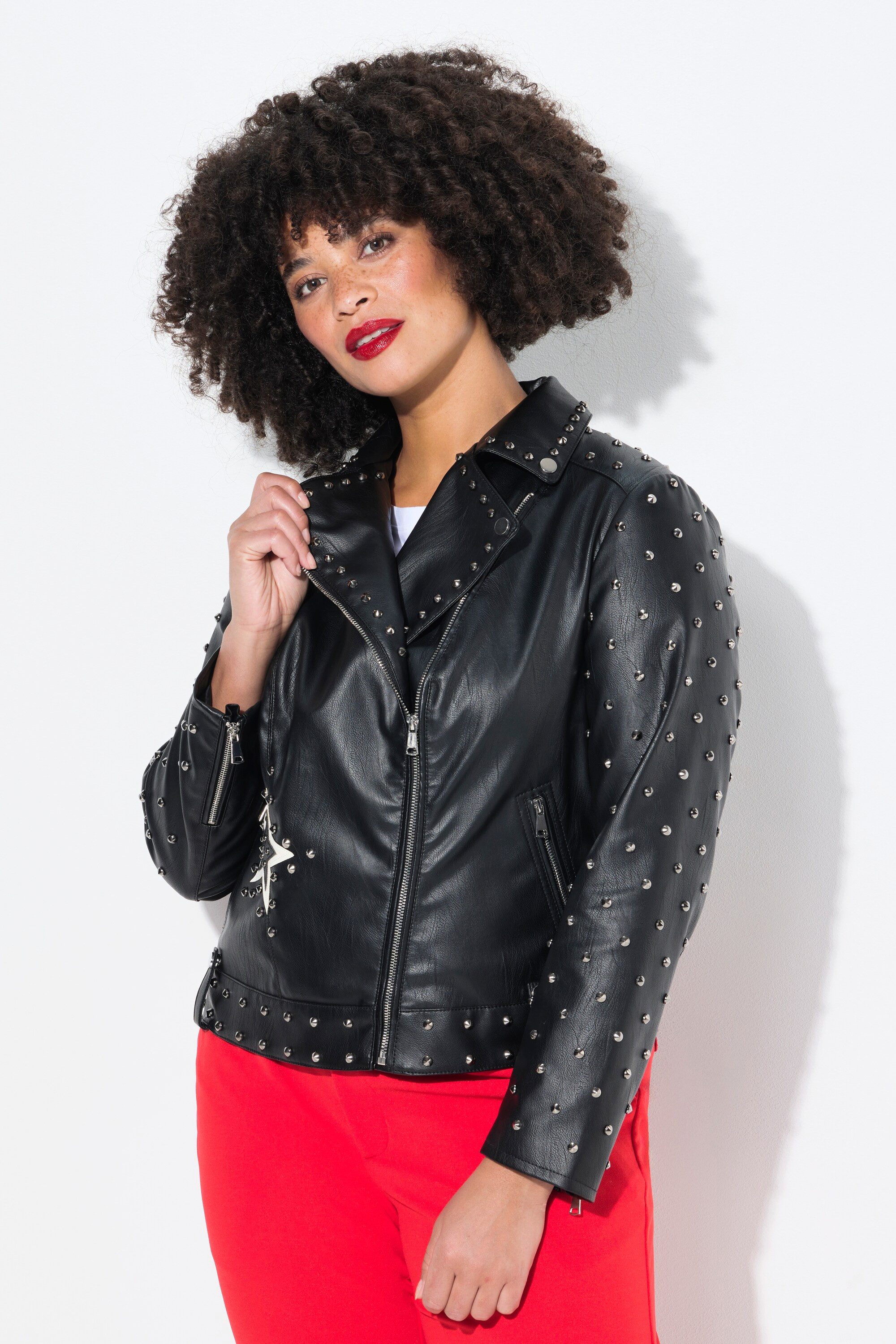 Angel of Style Lederjacke Jacke Bikerjacke günstig online kaufen