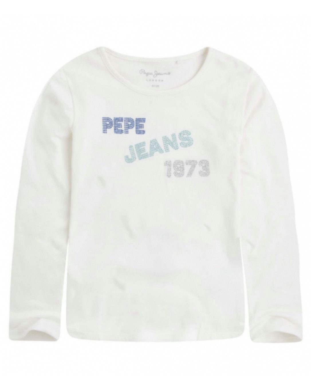 Pepe Jeans Langarmshirt Mädchen Langarmshirt mit Print aus Baumwolle mit Elasthan
