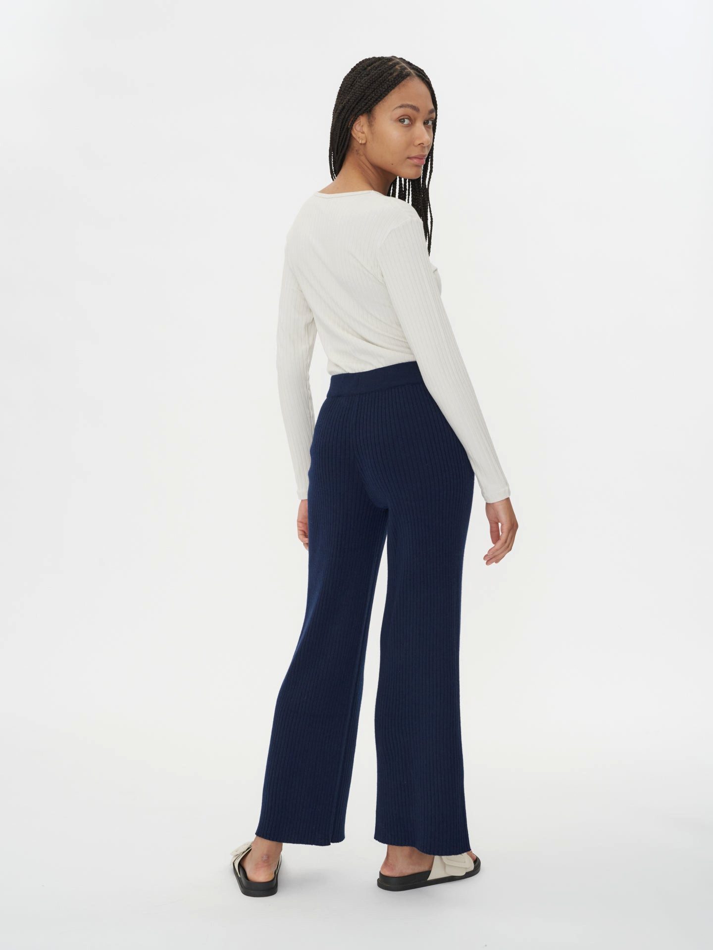 GOBI Cashmere Strickhose Lässige Kaschmirhose günstig online kaufen