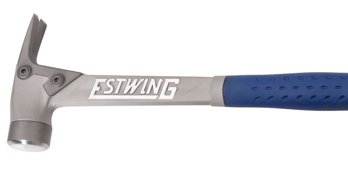 Estwing Hammer ESTWING AL-Pro Hammer mit blauen Vinylgriff 390g Kopfgewicht, glatt