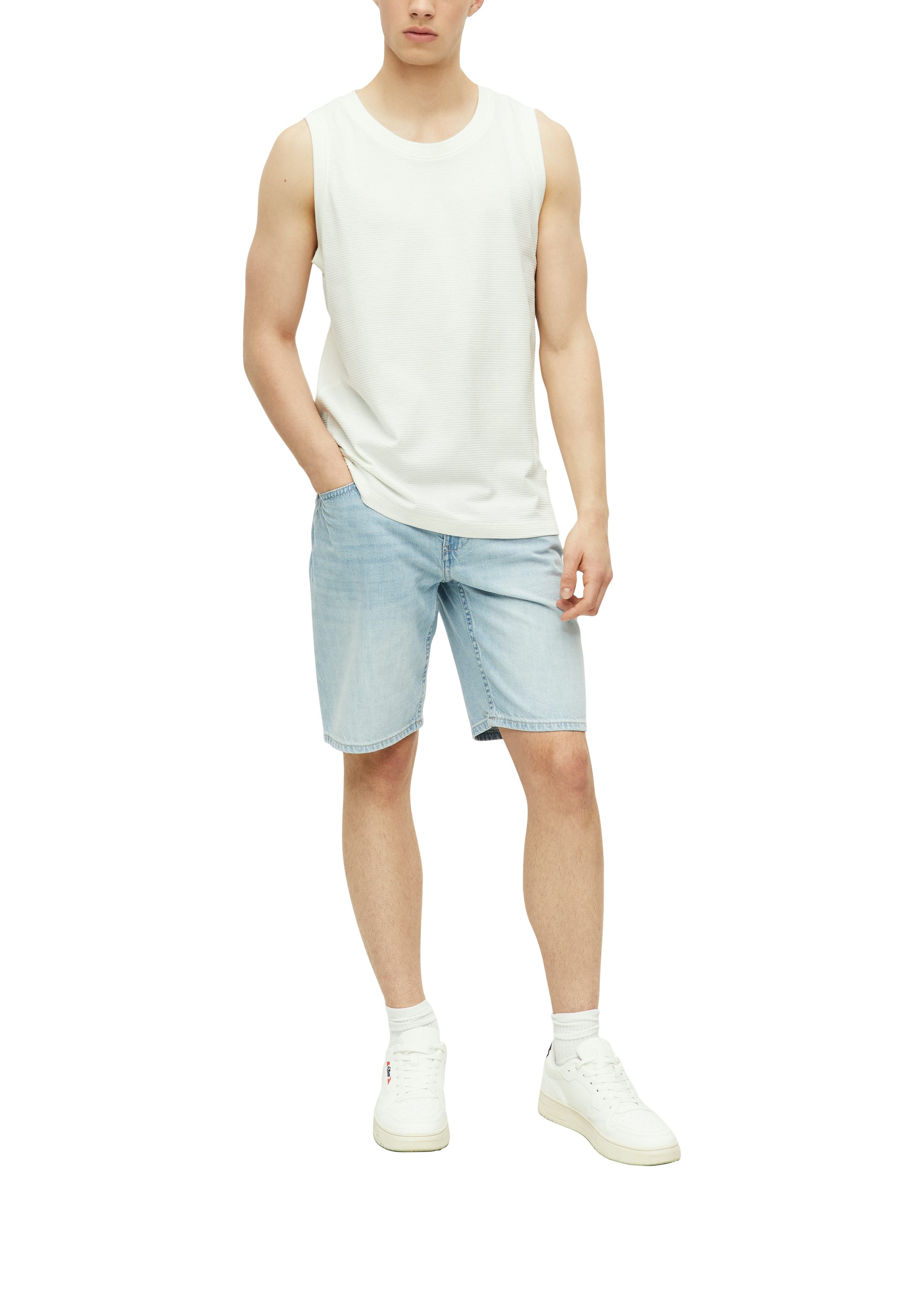 s.Oliver Tanktop Sommertop in feiner Streifen-Optik