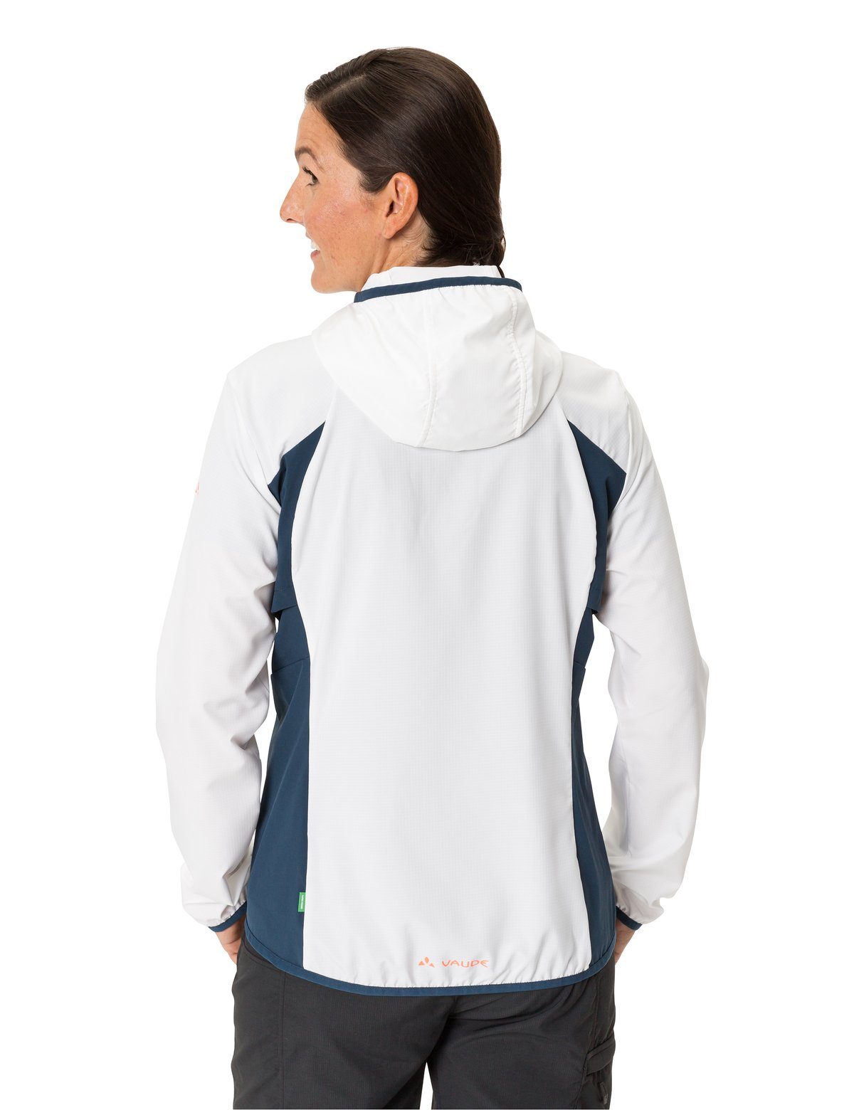 white kompensiert Qimsa Women's Outdoorjacke Klimaneutral Jacket (1-St) Air VAUDE
