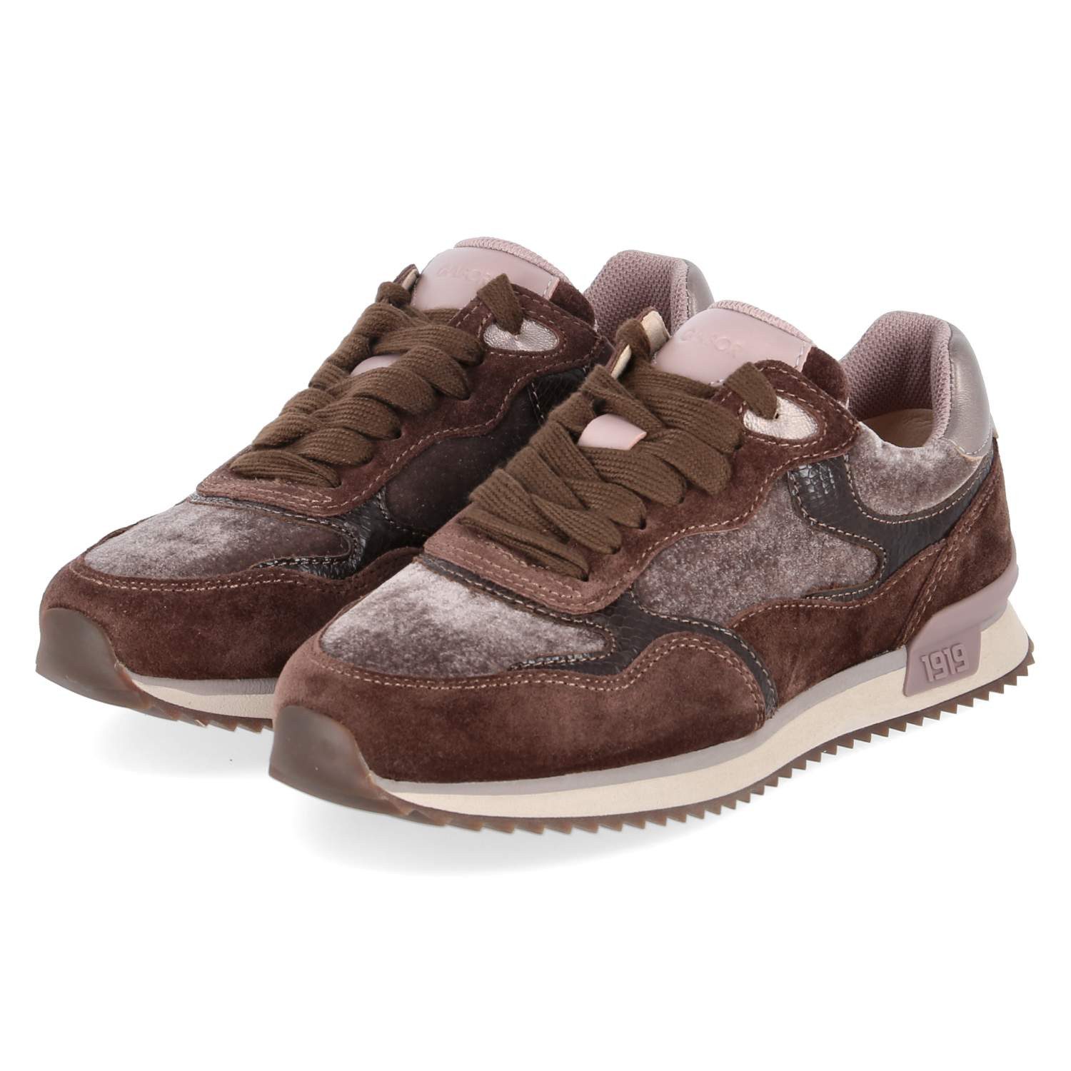Gabor Gabor 6002.03.003 Damen Leder & Textil brown Schnürschuh