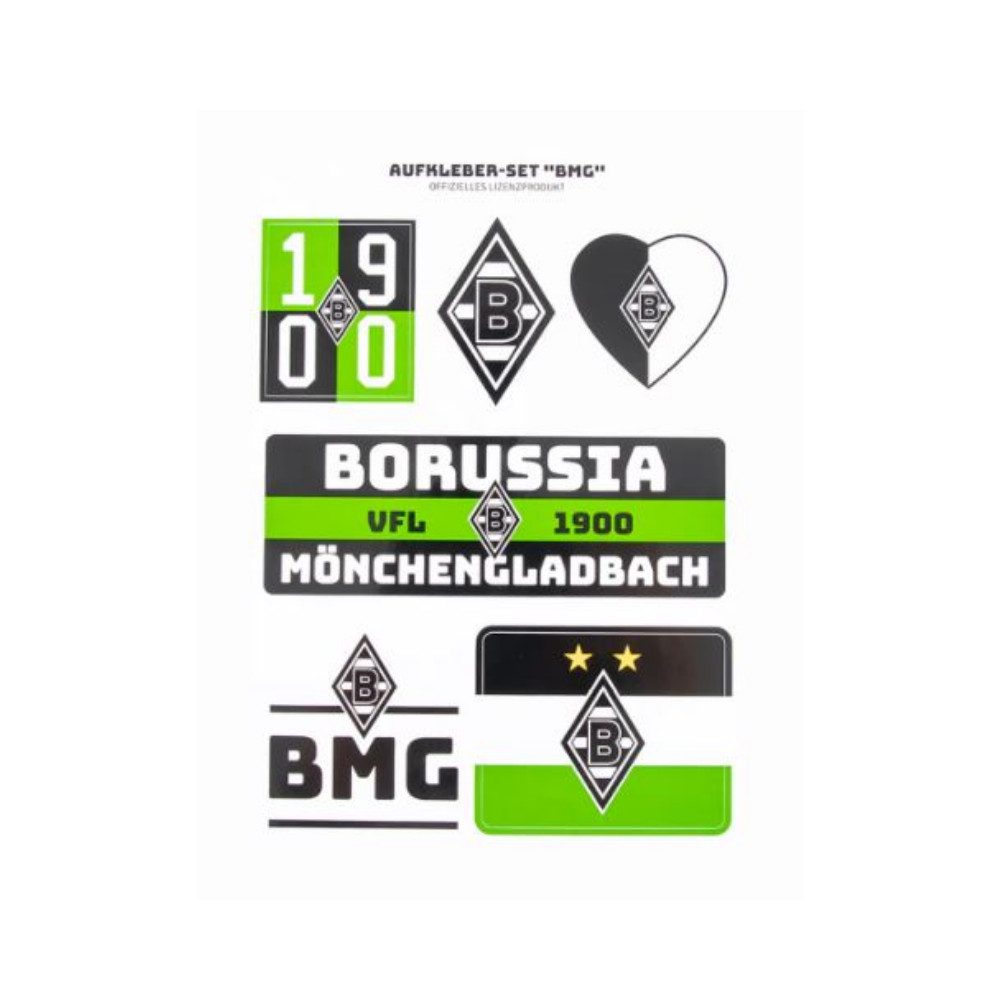 Borussia Mönchengladbach Aufkleber Borussia M´Gladbach Aufkleber-Set "BMG"