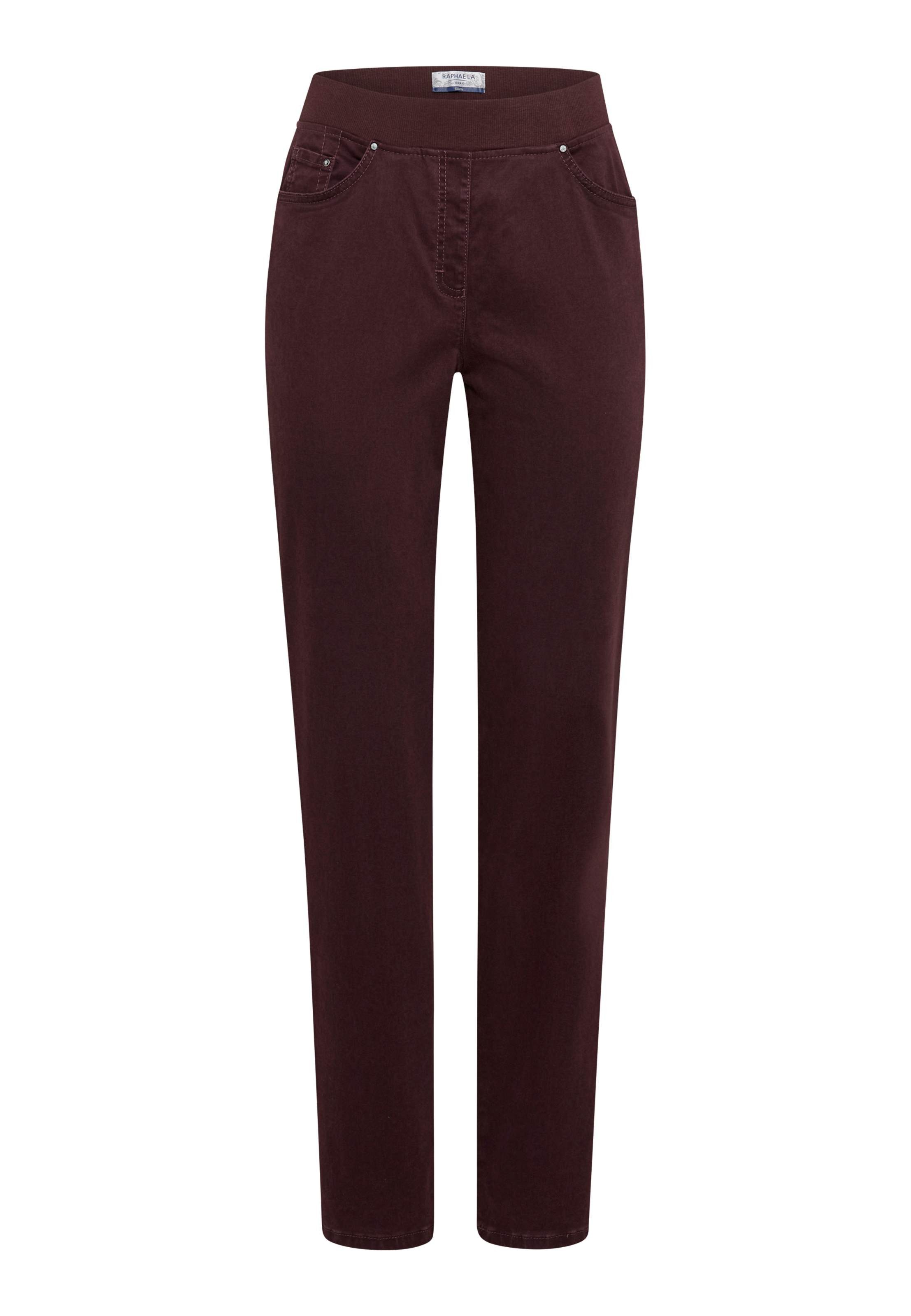 RAPHAELA by BRAX Chinohose Style PAMINA Satin: Schlupfhose im Slim Fit – Bild 5 von 5