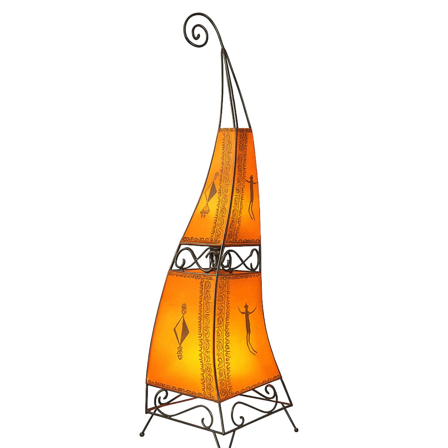 Marrakesch Orient & Mediterran Interior Stehlampe Orient stehlampe Marrakesch orange 100cm