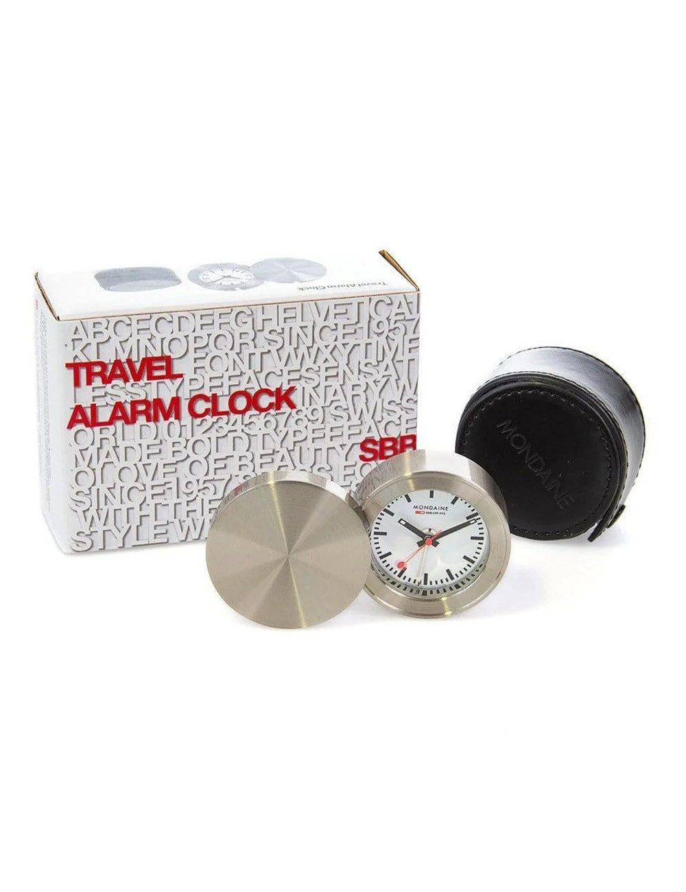 MONDAINE Wecker Mondaine MSM.64410 Analoger Reise-Wecker 50mm Alarm,Minute,Sekunde,Stunde