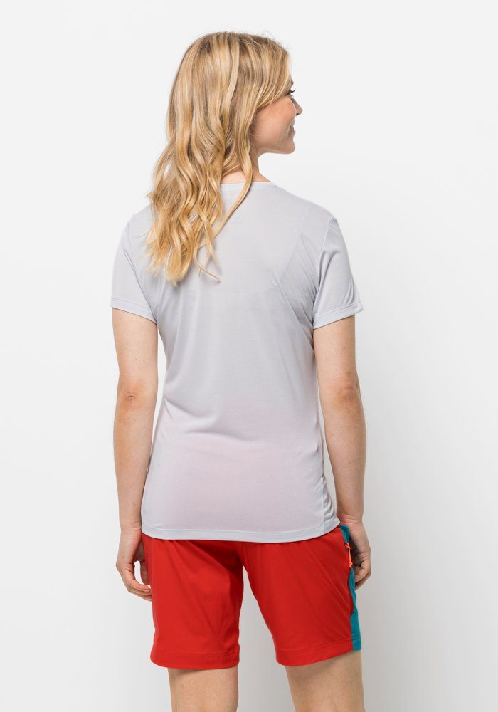 Wolfskin T CROSSTRAIL Jack GRAPHIC W white-cloud T-Shirt