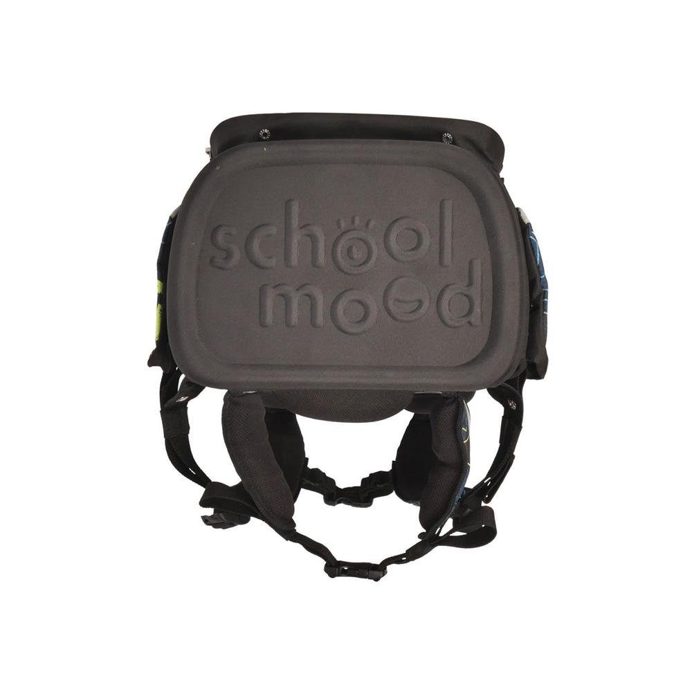 SCHOOL-MOOD® Schulranzen Champion Maxx (Set, 7-tlg., mit Turnbeutel, Etui, Schlamperrolle, Brustbeutel, Brotdose, Patchies), 21 Liter, für Grundschule