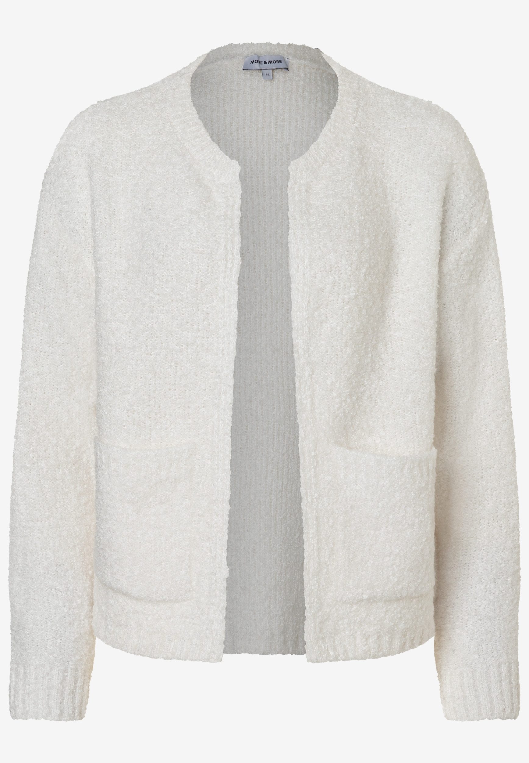 MORE&MORE Strickpullover Bouclé Cardigan