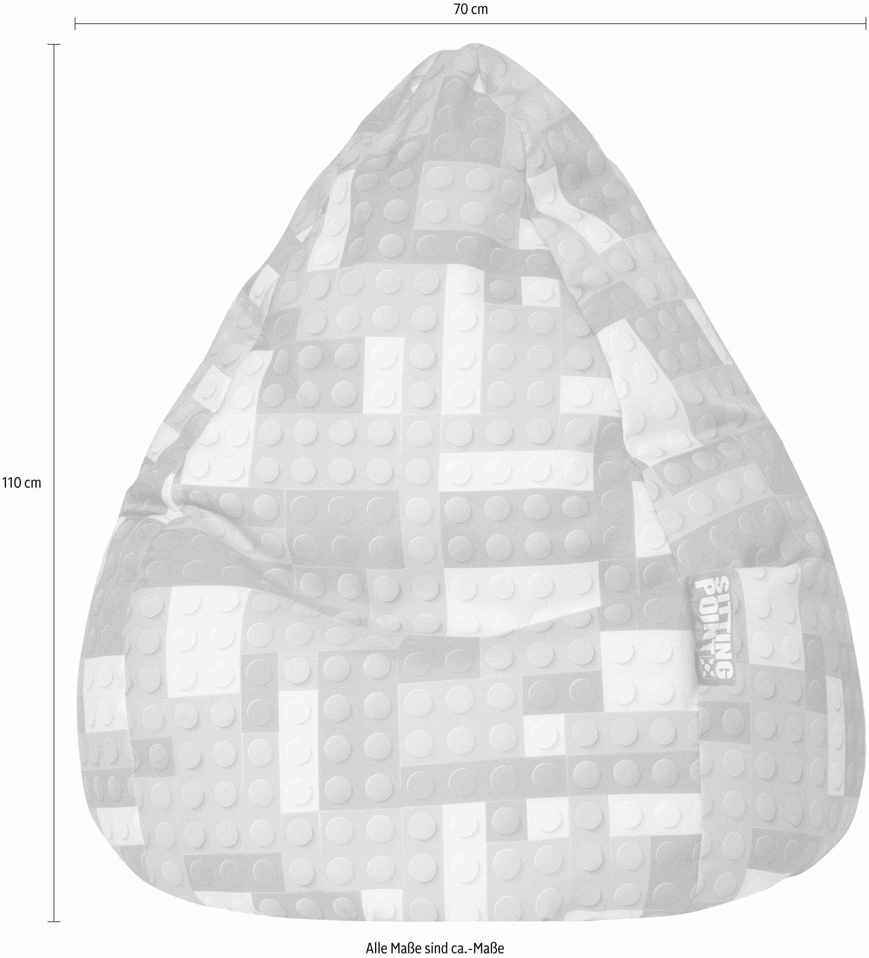 Sitting Point Sitzsack Bricks Cat XL, Digitaldruck