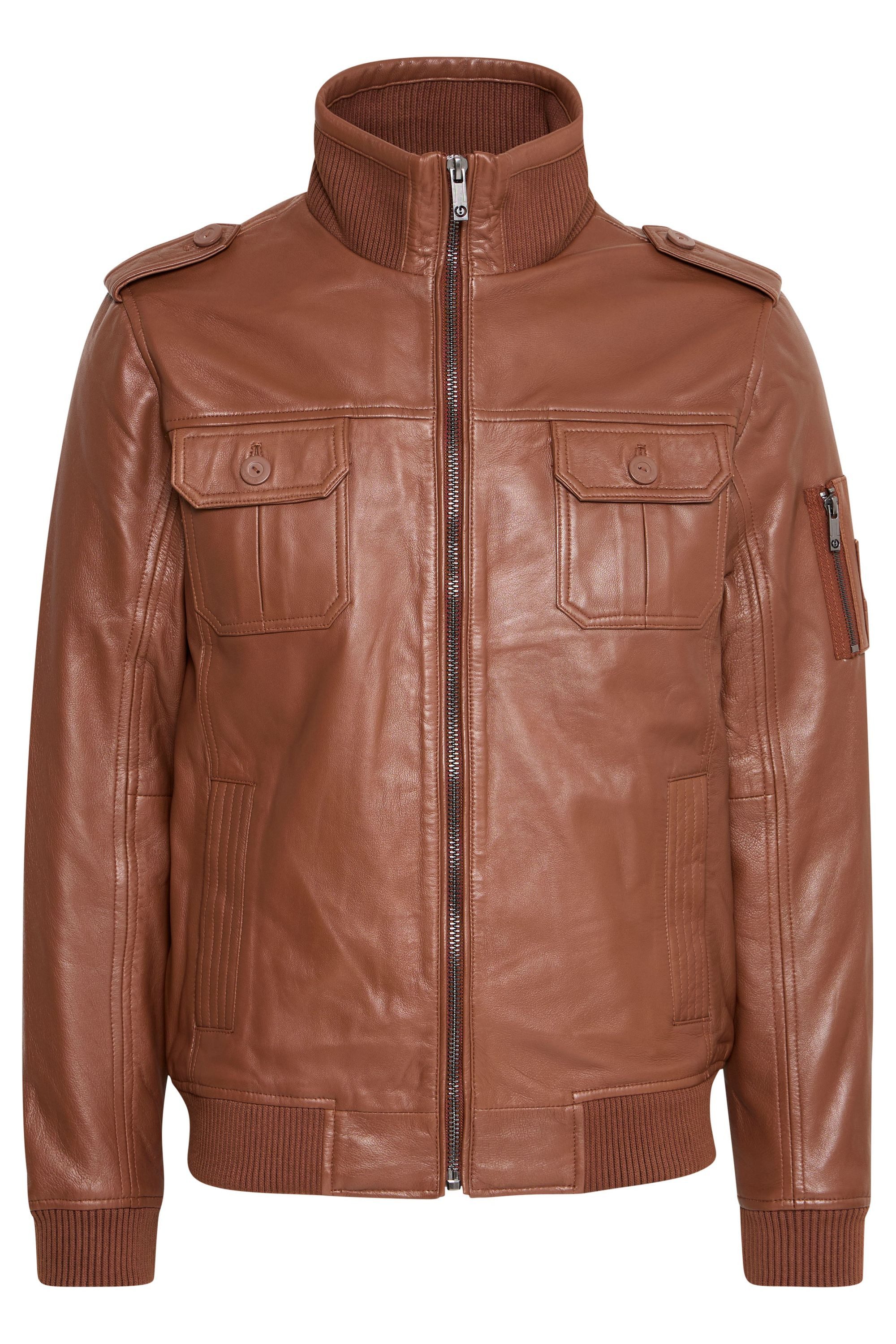 !Solid Lederjacke SDFamash Bikerjacke aus 100% günstig online kaufen