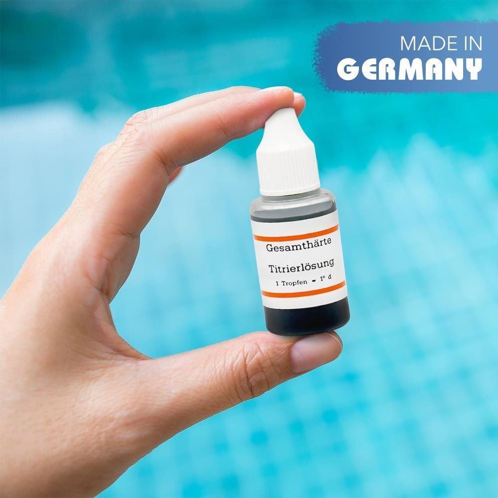 Aquintos Wasseraufbereitung Wasserfilter Wasserhärtemessbesteck Titrierlösung, Zubehör für Einzelpackung, Messbesteck in °dH