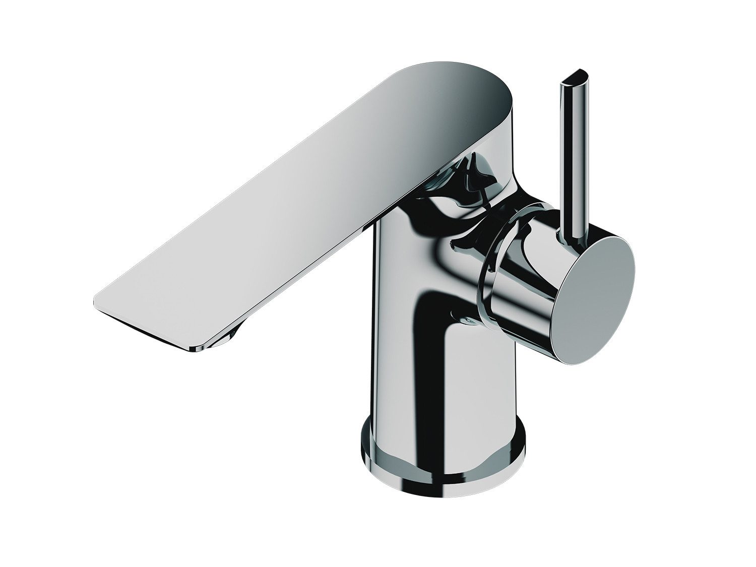 Aqua Bagno Waschtischarmatur Einhebelmischer Mischbatterie Waschtischarmatur Badezimmer (Badarmatur, Waschbeckenarmatur, EHM) Waschbeckenarmatur verchromt – Bild 4 von 5