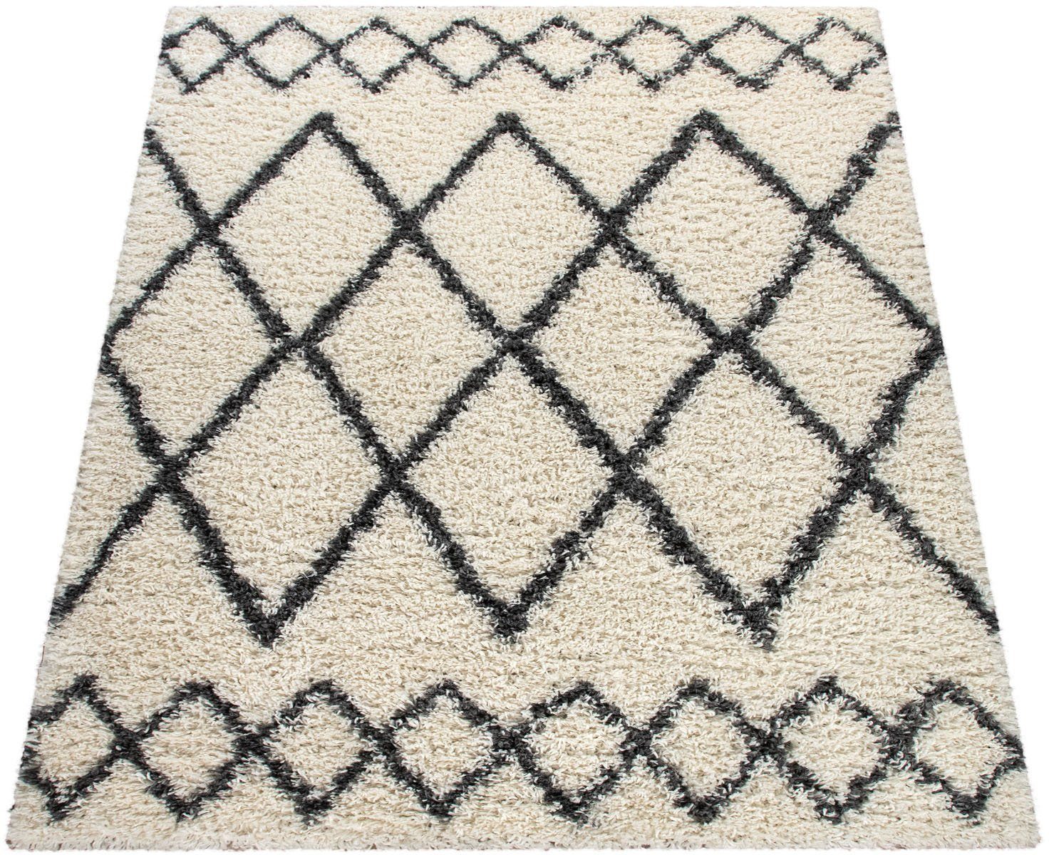 Paco Home Hochflor-Teppich Kalmar 445, rechteckig, günstig online kaufen