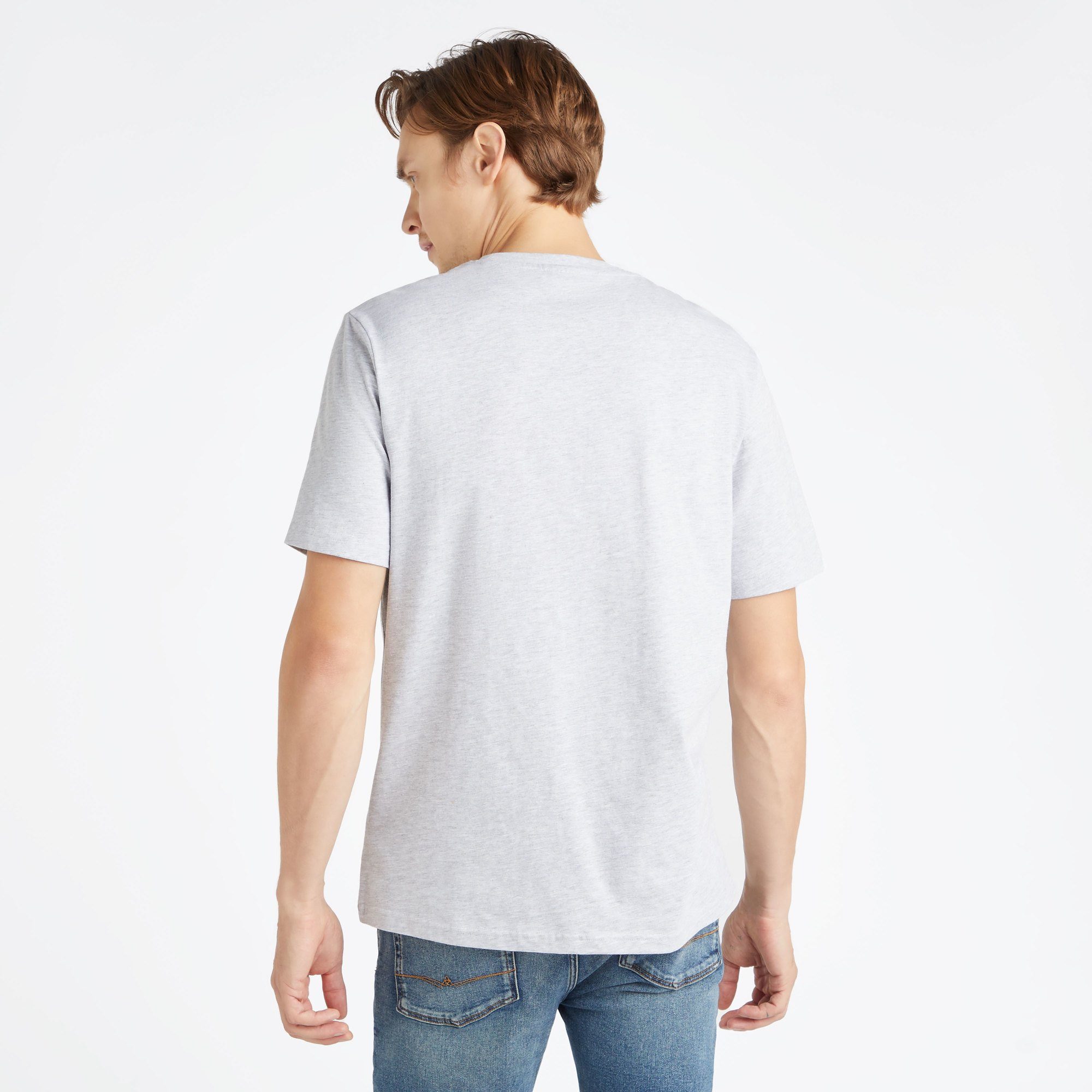 Umbro T-Shirt Big Logo (Baumwolle) grau/weiss Herren