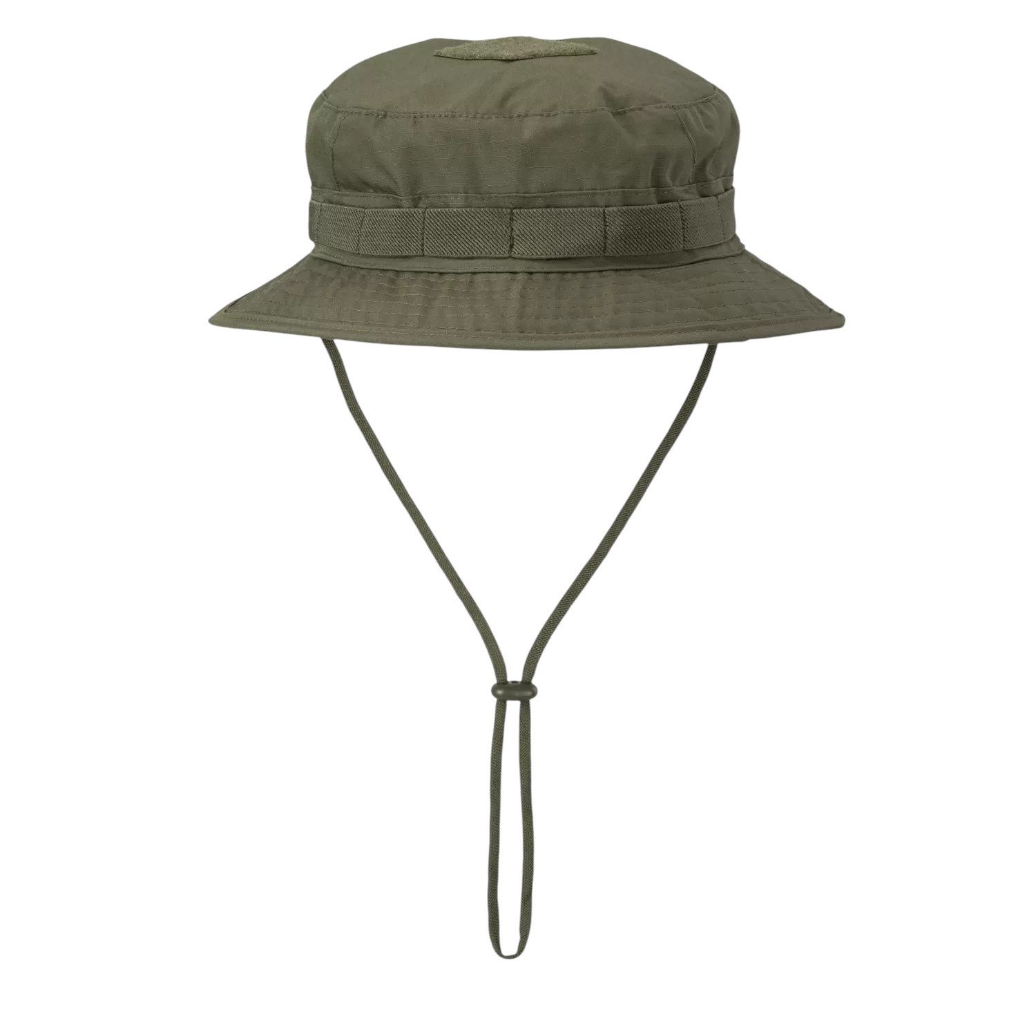 Helikon-Tex Sonnenhut Helikon-Tex CPU Boonie Mütze, Ripstop Gewebe, grün (1-St) Mesh Tunnel, Klettfläche, integriertes Schweißband