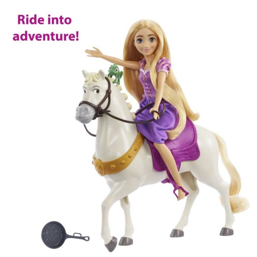 Mattel GmbH Babypuppe Disney Prinzessin Rapunzel & Maximus