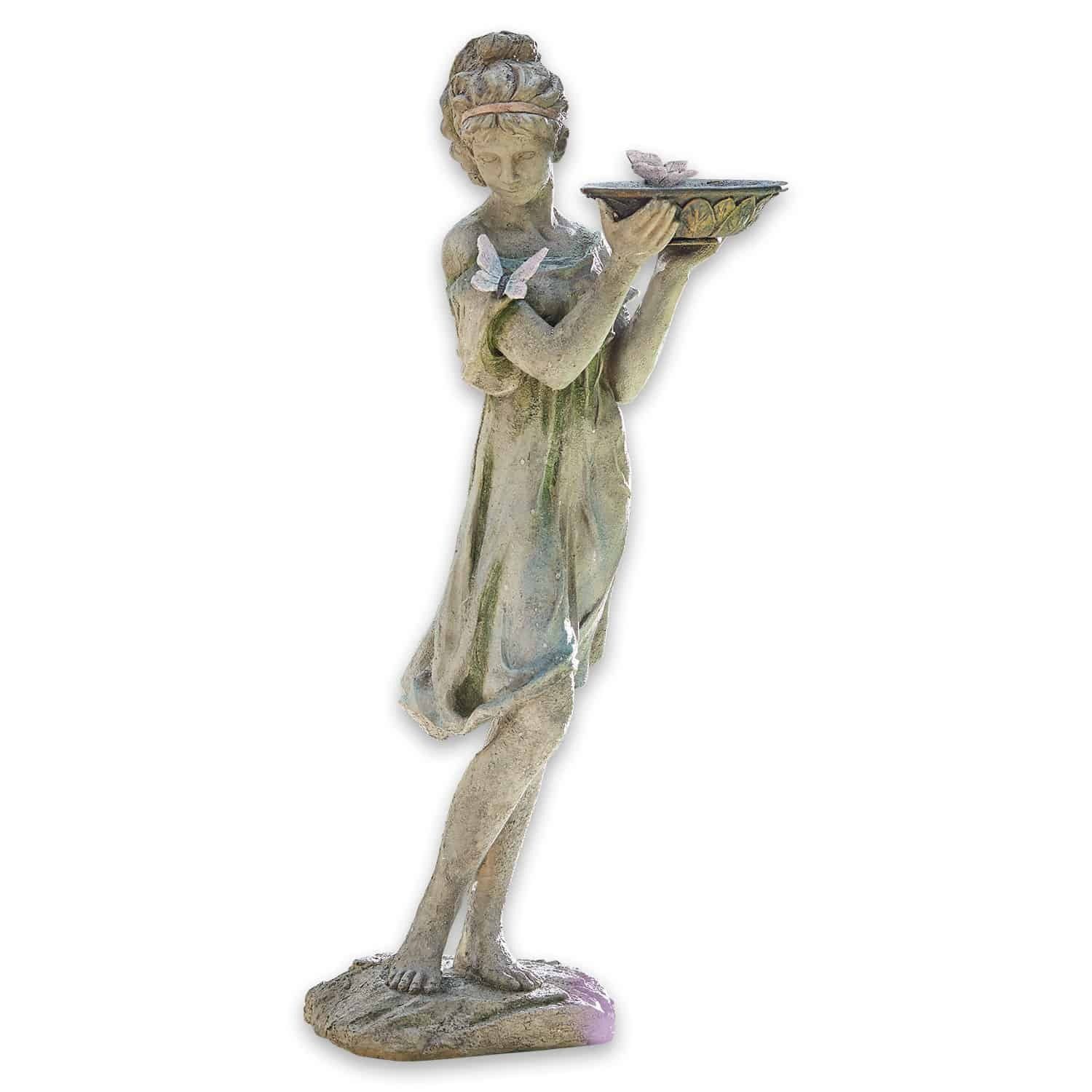 Mirabeau Dekofigur Skulptur Malia antikgrau günstig online kaufen