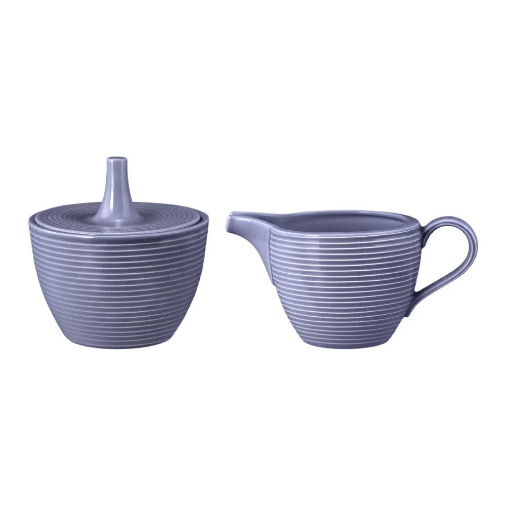 Seltmann Weiden Milchkännchen Seltmann Weiden Beat Fliederblau Zuckerdose + Milchkännchen 2tlg. Set, (Set)