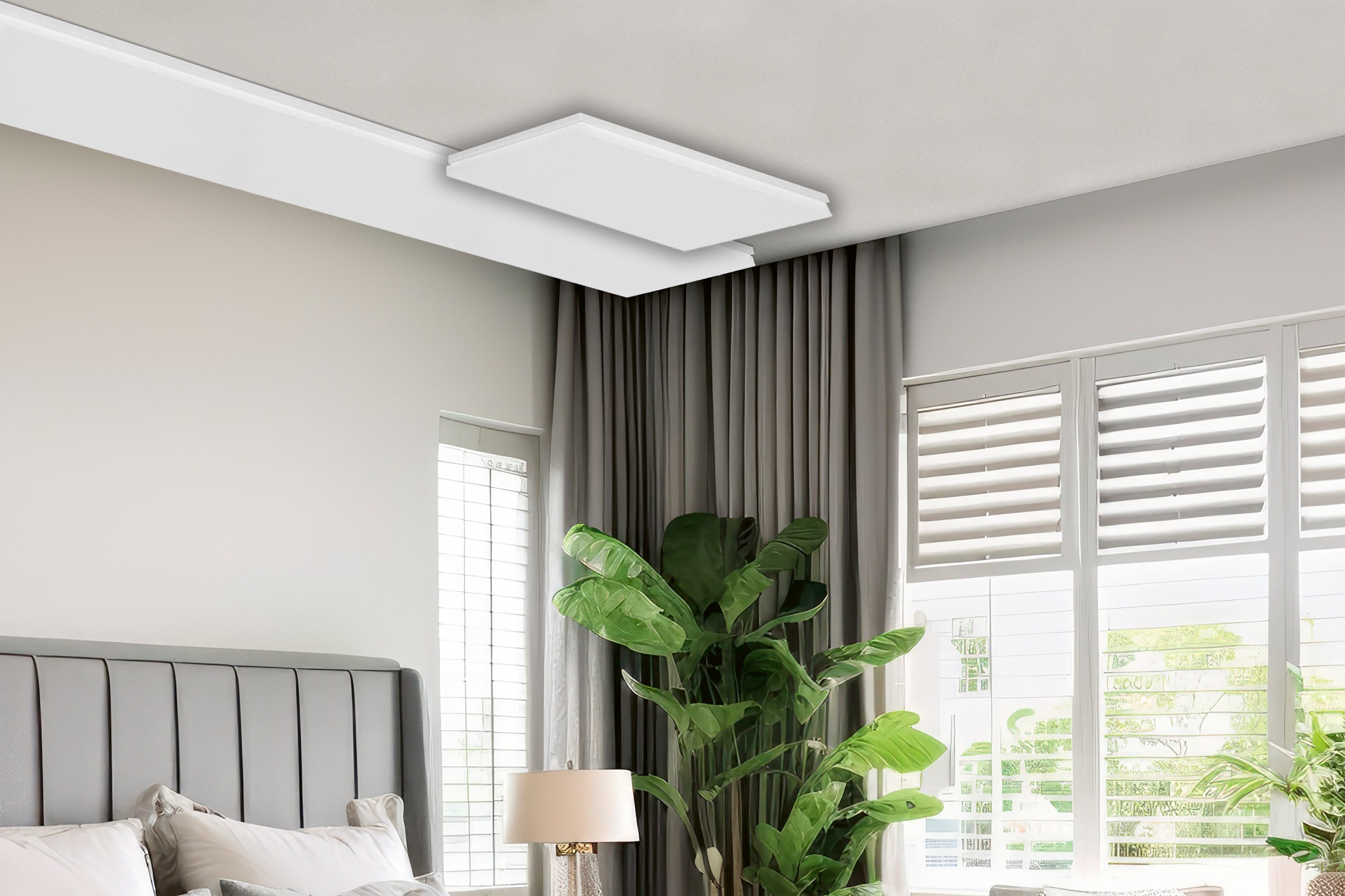 Homestar Dämmplatte glatt (58 x 42 cm), (4-St), bis zu 80%Energieeinsparung im vergleich zu ungedämmten Decken