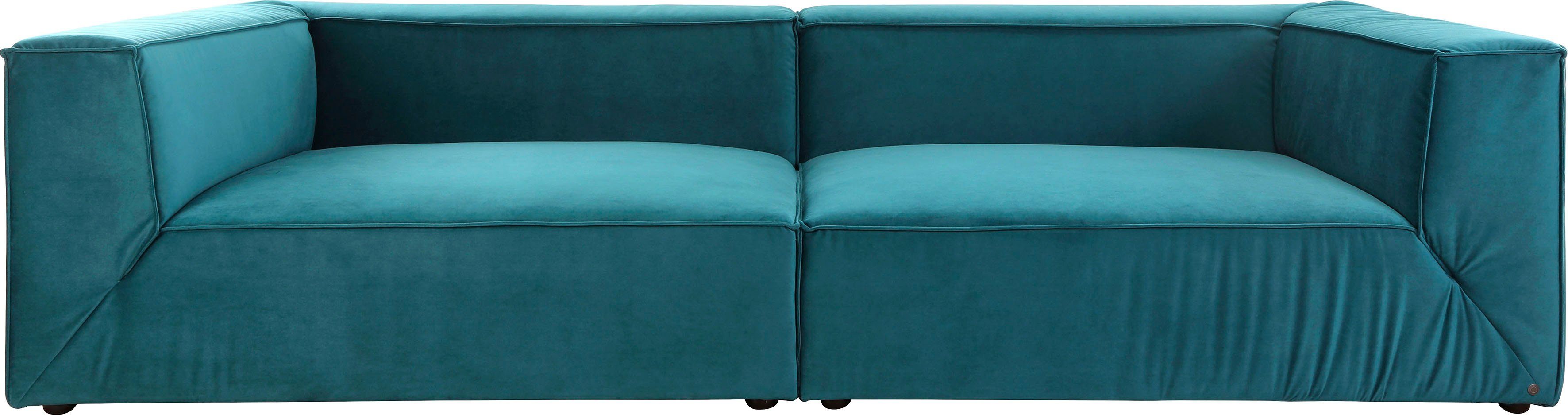 BIG TOM Sitztiefenverstellung, HOME Big-Sofa 129 Tiefe TAILOR cm in CUBE, mit wahlweise Breiten, 2