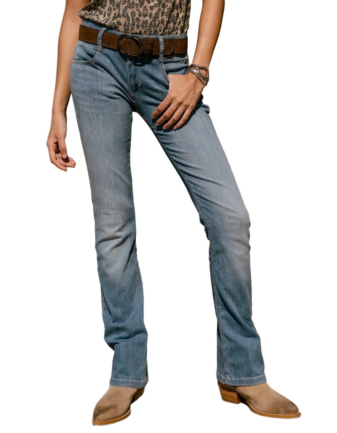 Freeman T. Porter Stretch-Jeans FREEMAN T. PORTER BETSY S-SDM pacific light 25393 868.F0991-L - MAGIC
