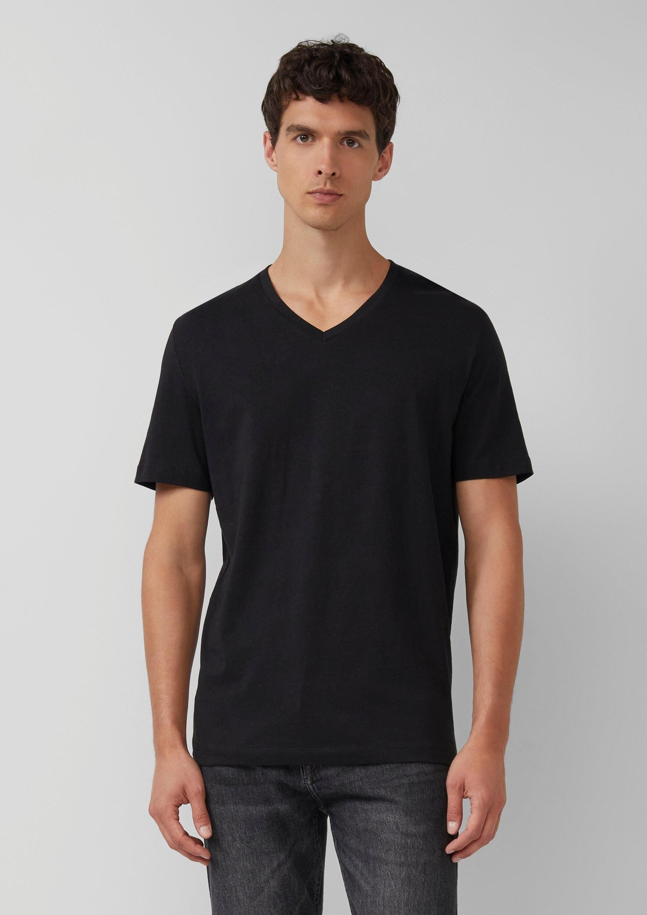 s.Oliver Kurzarmshirt T-Shirt 2er-Pack Basic-T-Shirts aus Baumwolle