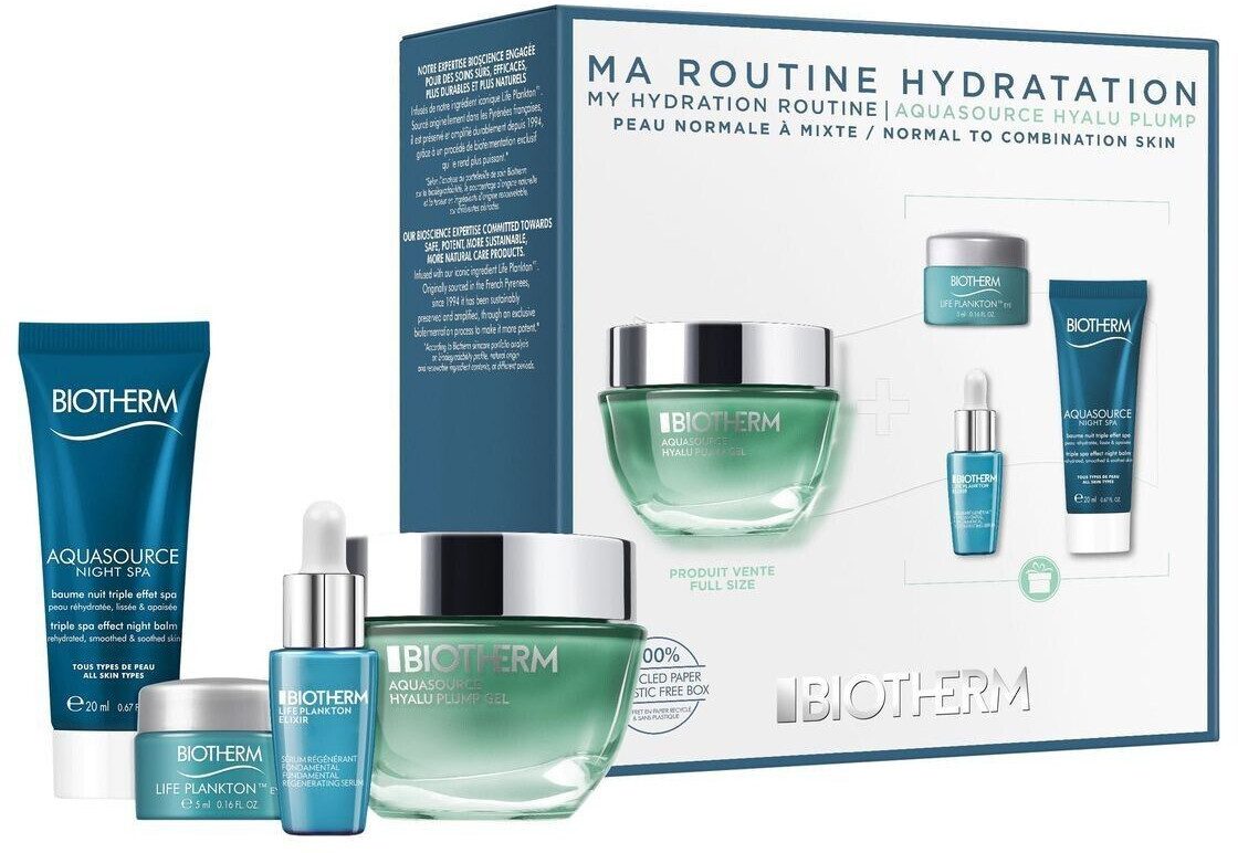 Gesichtspflege-Set Biotherm Aquasource Hyalu Plump Gel Set