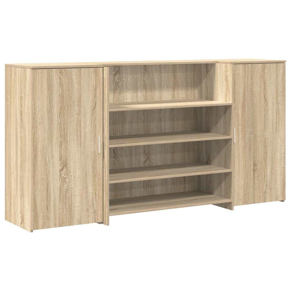 vidaXL Schreibtisch Empfangstheke Sonoma-Eiche 200x50x103,5 cm günstig online kaufen