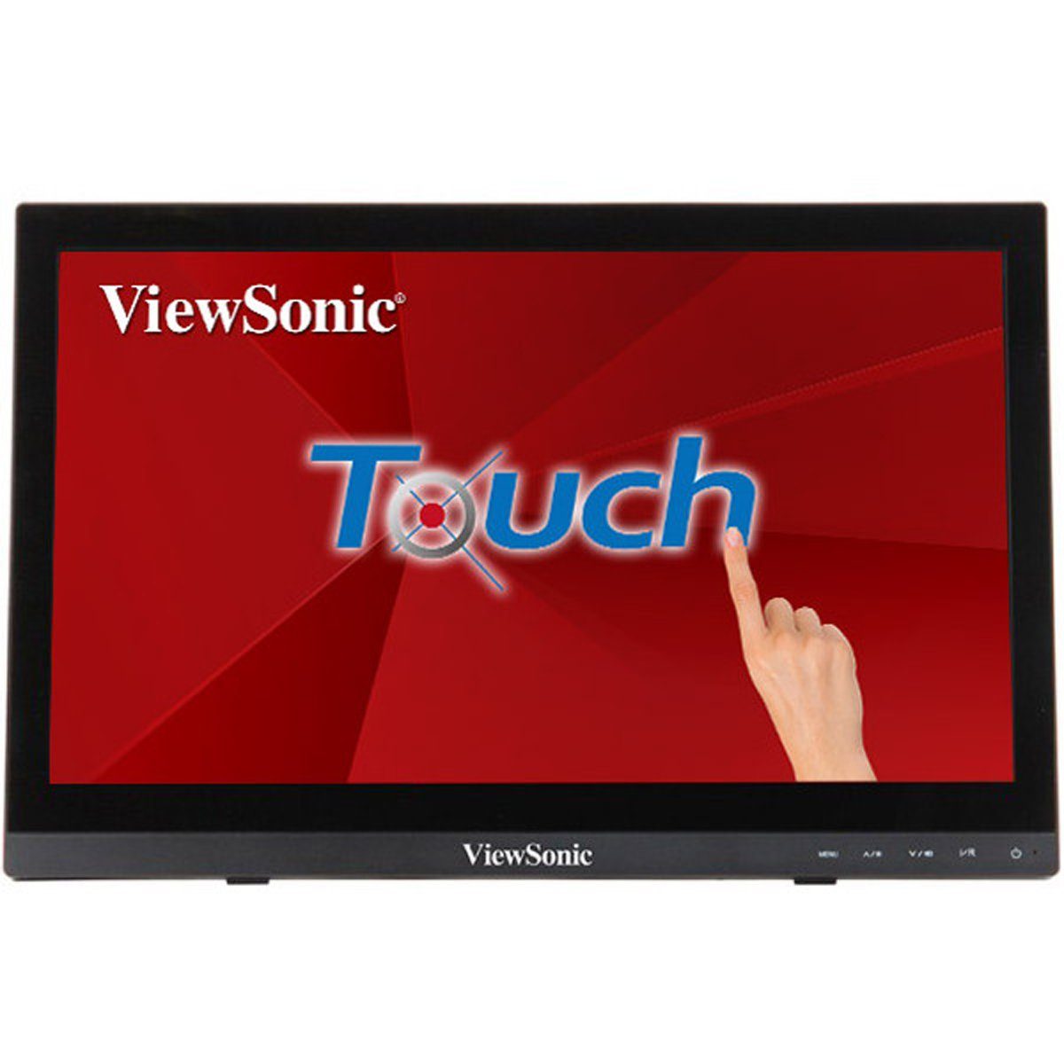 Viewsonic TD1630-3 LED-Monitor (40.64 cm/16 ", 1366 x 768 px, 12 ms Reaktionszeit, TN, 16:9, schwarz, touch screen)