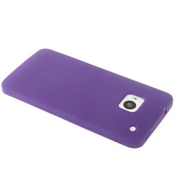 König Design Handyhülle HTC One, HTC One Handyhülle Backcover Violett