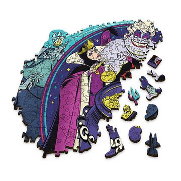 Trefl Puzzle Wood Craft Disney Villains Ärger beim kochen, 500 Puzzleteile, Made in Europe