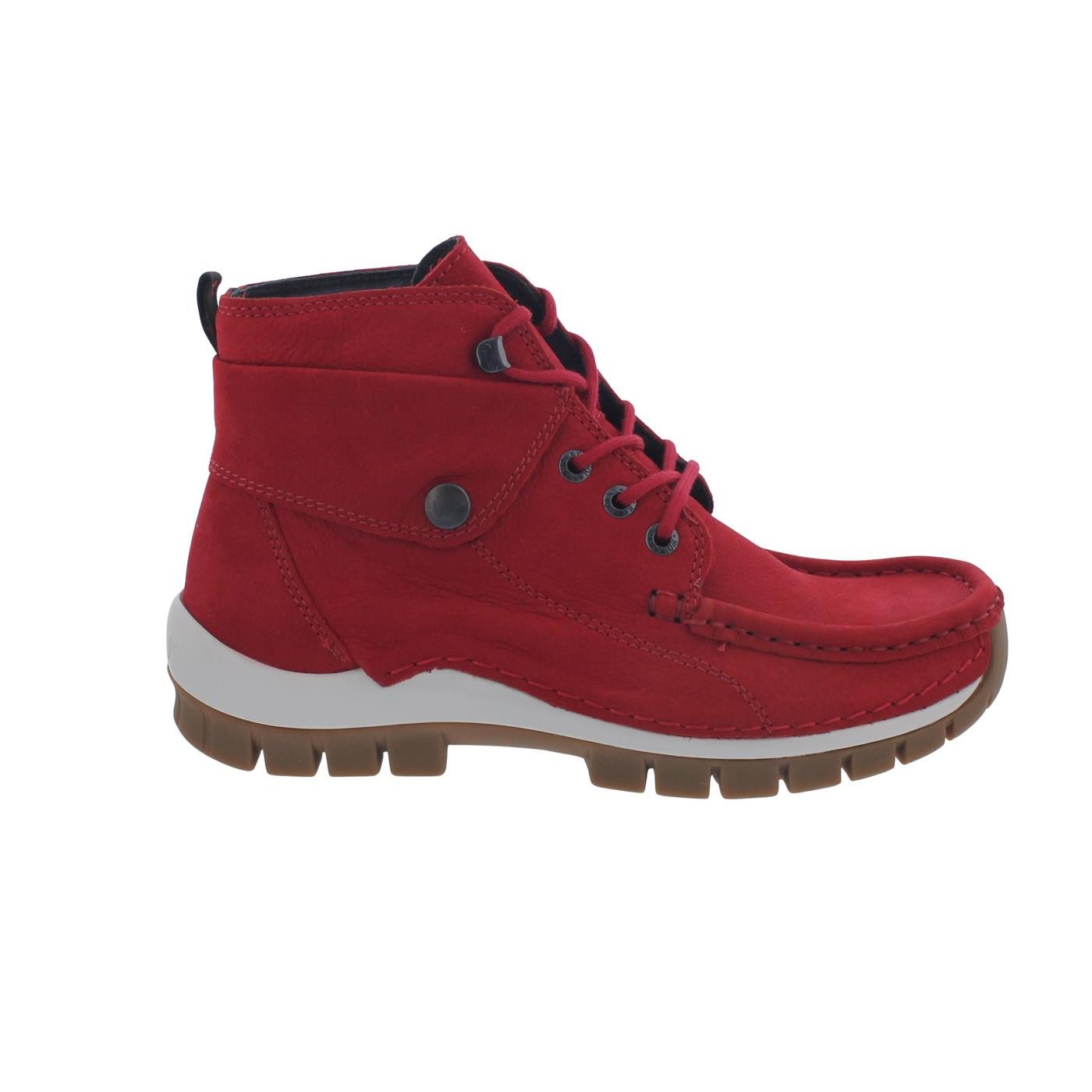 WOLKY Wolky Jump Winter Bootie, Antique nubuck, Red, 0472511-500 Schnürstiefel