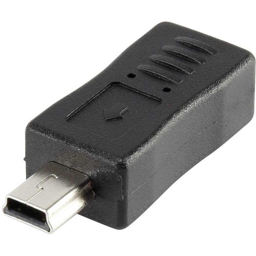 Renkforce USB 2 Adapter Mini-B-Stecker/Micro-B-Buchse USB-Adapter,  vergoldete Steckkontakte