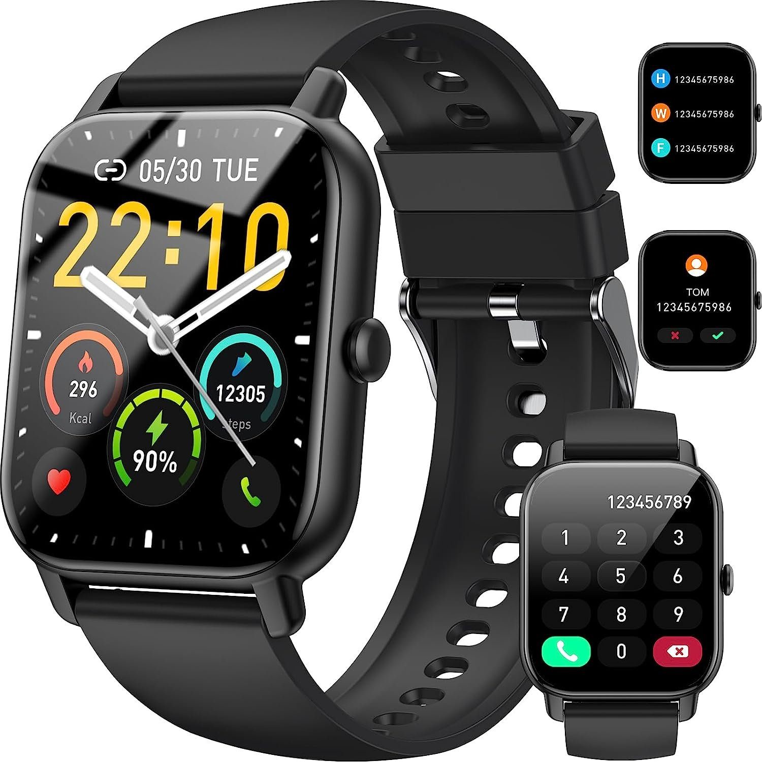 Nerunsa Smartwatch (1,85 Zoll, ANdroid Ios), "GPS Smartwatch für Kinder:  Anruf, GPS, Spiele"