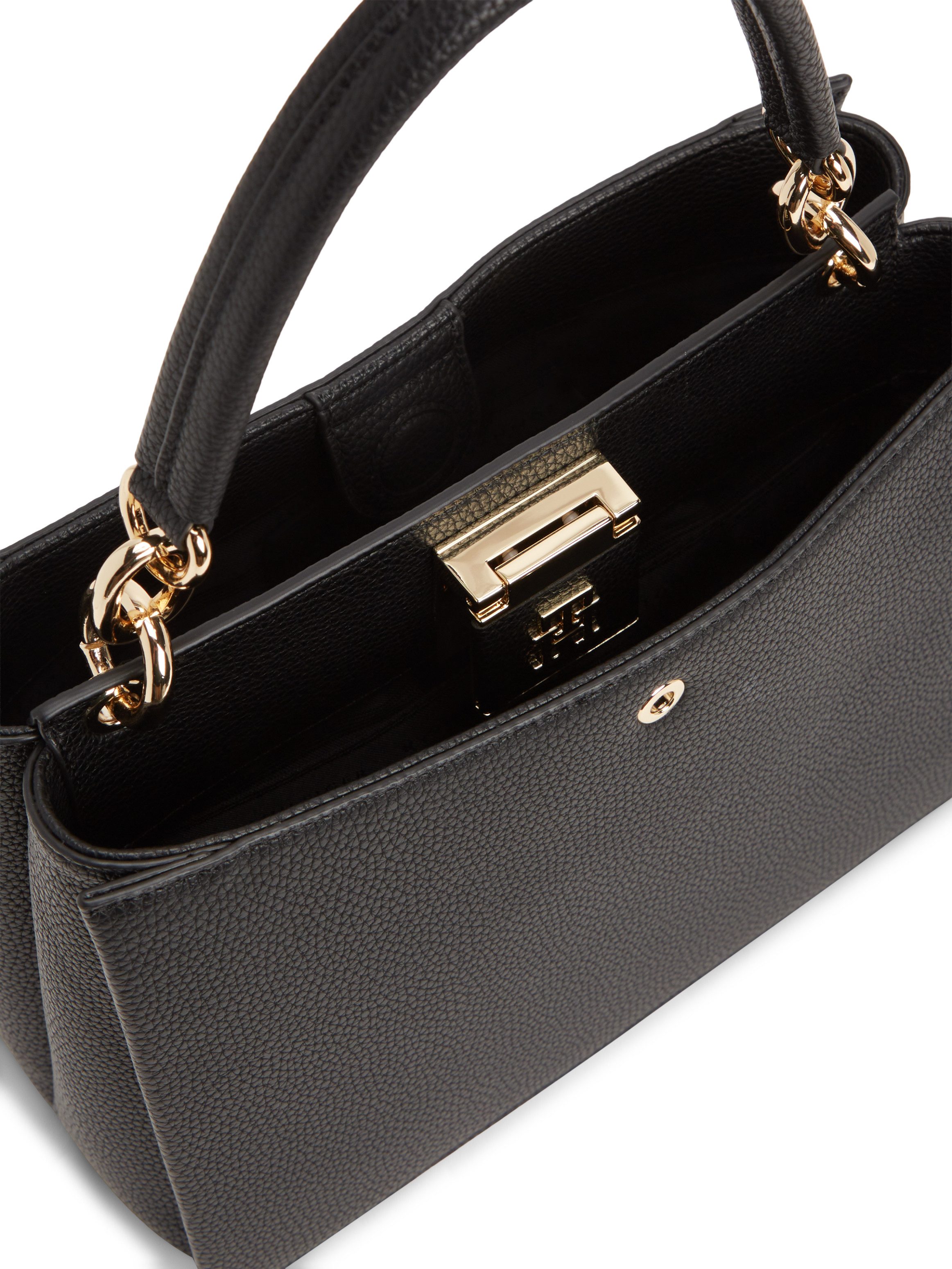 Tommy Hilfiger Henkeltasche TH HER TOTE, Damen Schultertasche, Henkeltasche mit TH-Logo – Bild 4 von 5