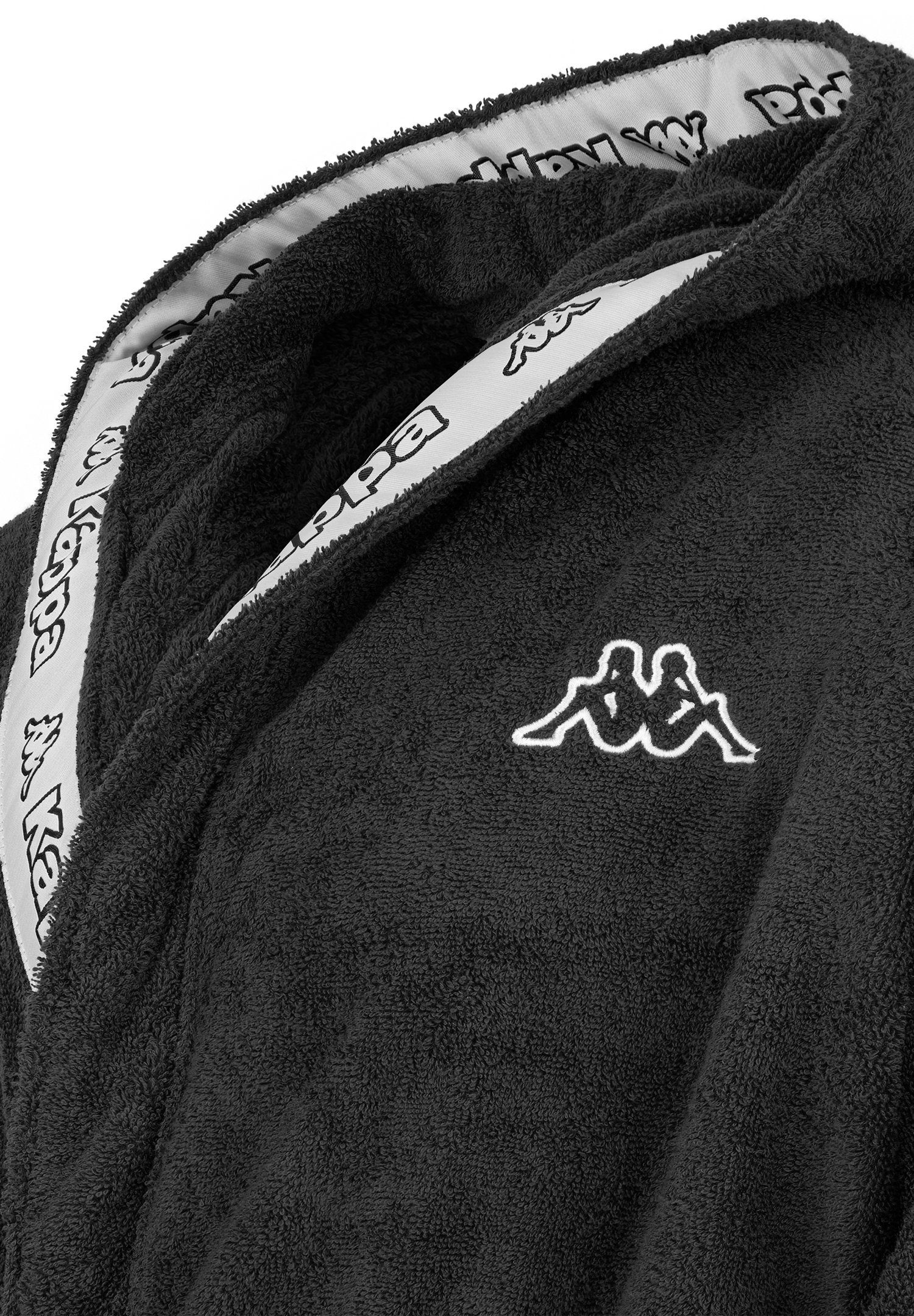 Kappa Bademantel Bathrobe Unisex, Baumwolle
