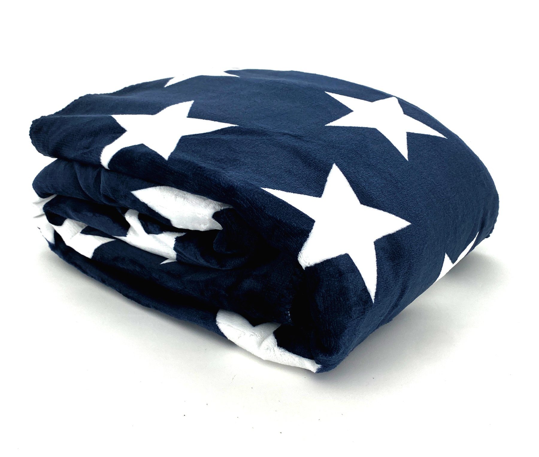 Wohndecke Dicke Soft Flanell Kuscheldecke Sterne Winterdecke, heimtexland, günstig online kaufen