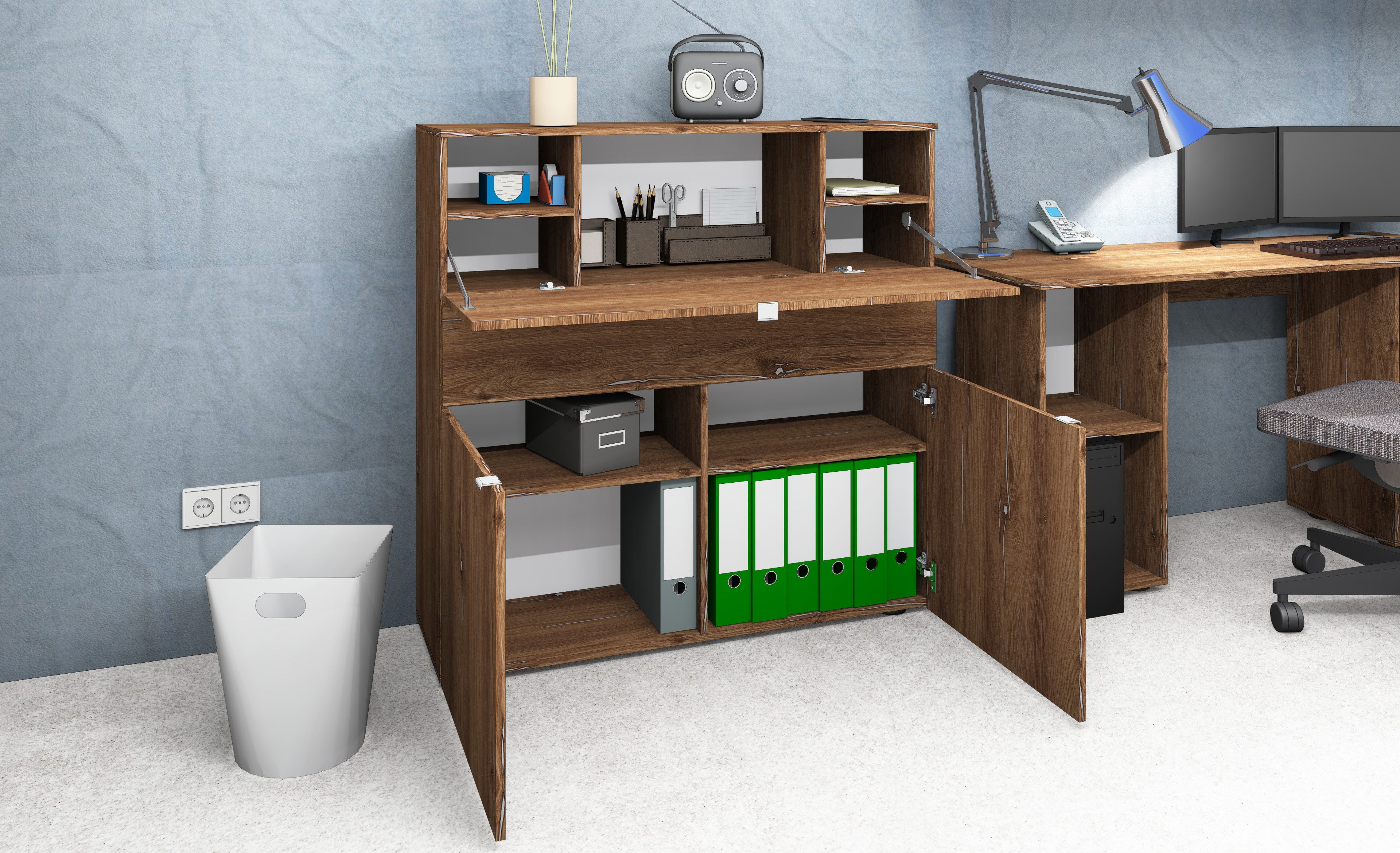 borchardt Möbel Sekretär Dolly, platzsparend, Home-Office-Schreibtisch, Breite 110 cm, Made in Germany