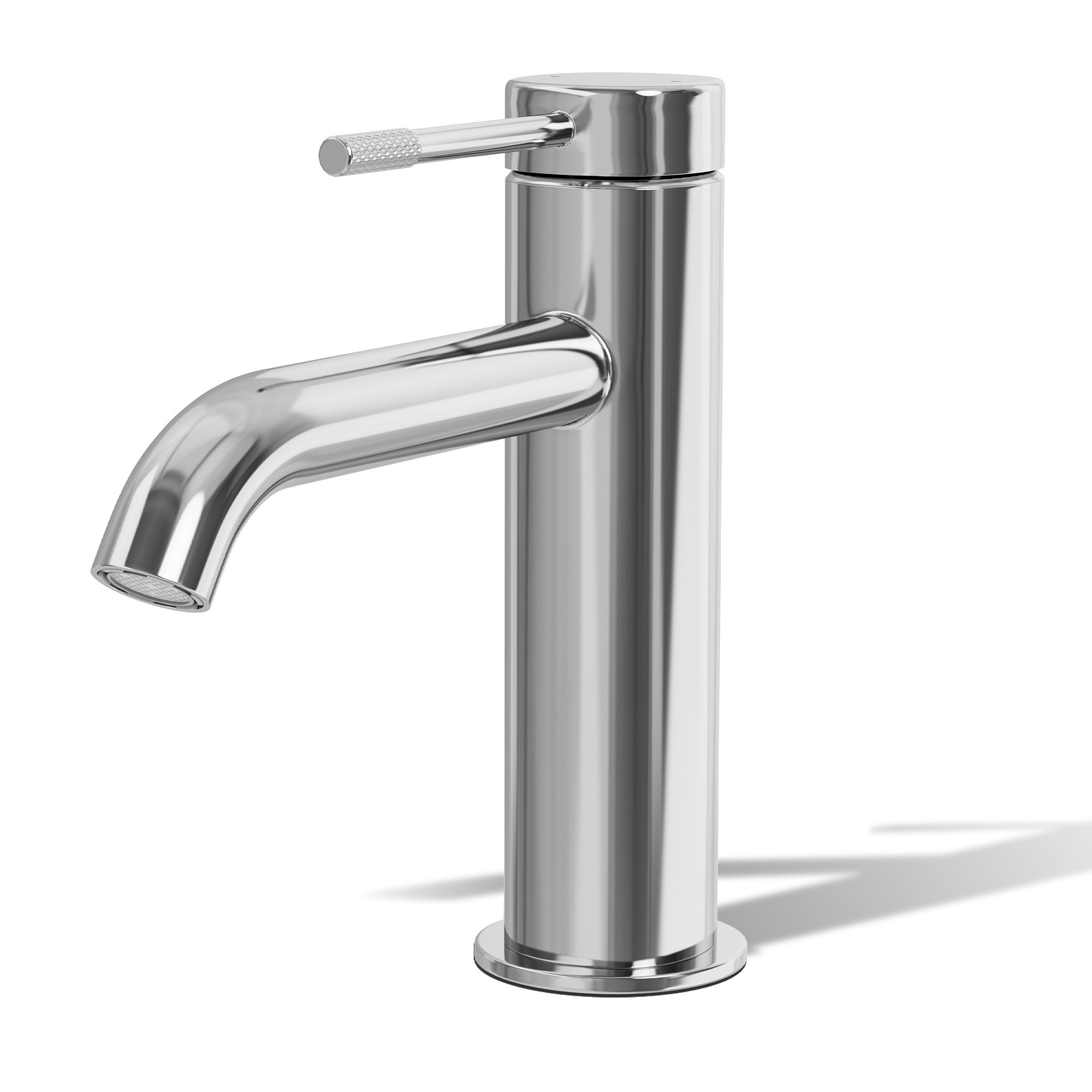 Alphabath Waschtischarmatur (Set, Einhebelmischer mit einem 3/8"-Zoll-Kompressionsschläuche) Messing gefertigt,Keramikkartuschen,mit EPDM-Innentube ausgestattet