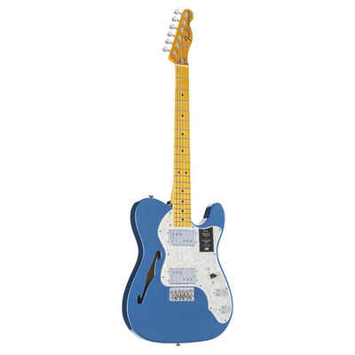 Fender E-Gitarre, American Vintage II 1972 Telecaster Thinline MN Lake Placid Blue - E